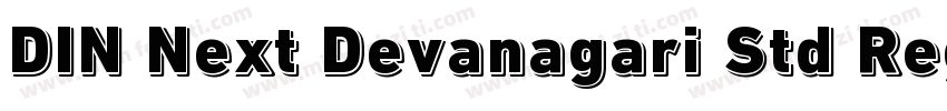 DIN Next Devanagari Std Regular字体转换